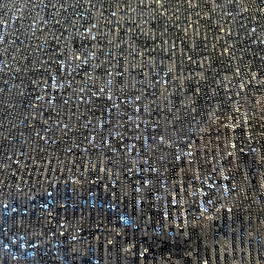 Ann Taylor Navy Sequin Blouse with Bow Accent - NWT - XL - Picture 7 of 11